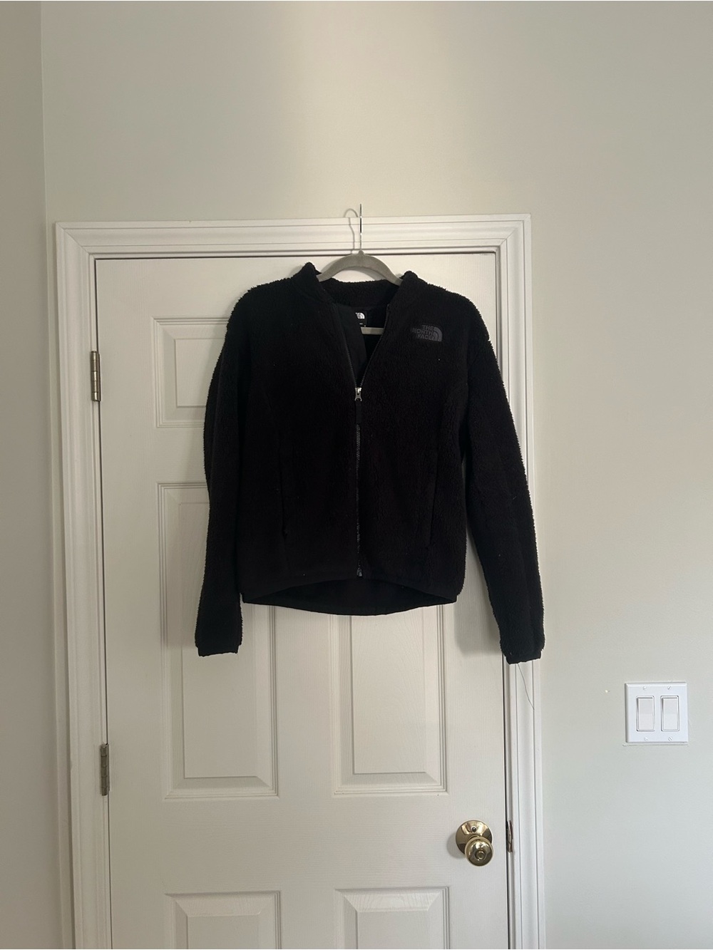 The North Face Black Teddy Fleece Jacket - Women's Zip Front